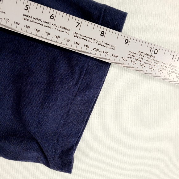 Vintage Single Stitch Henley Shirt Men's 2XL 90s Made In USA Duke T-Shirts - Picture 9 of 10